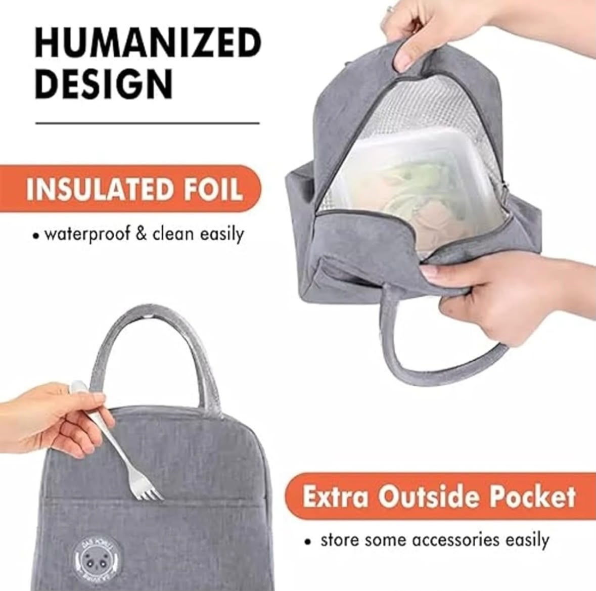 KHADI INSULATED LUNCH BAG JB019