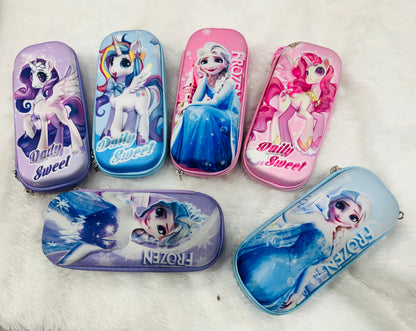 3D EMBOSSED STATIONARY POUCH(RANDOM CHARACTERS )-JB014