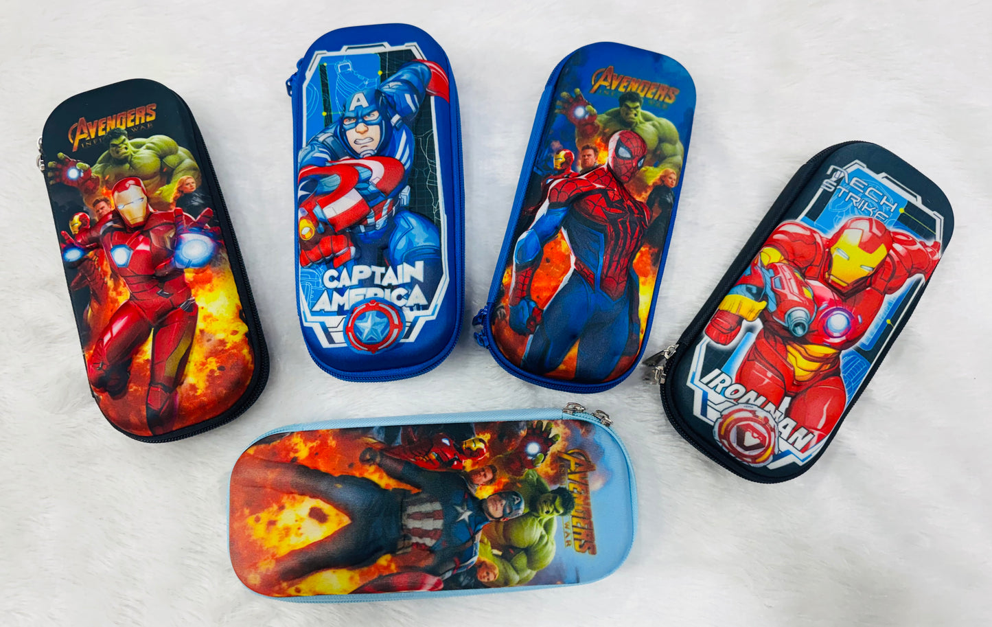 3D EMBOSSED STATIONARY POUCH(RANDOM CHARACTERS )-JB014