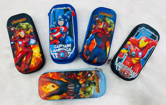 3D EMBOSSED STATIONARY POUCH(RANDOM CHARACTERS )-JB014