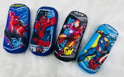 3D EMBOSSED STATIONARY POUCH(RANDOM CHARACTERS )-JB014