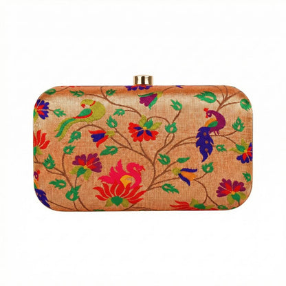 paithani clutch bag