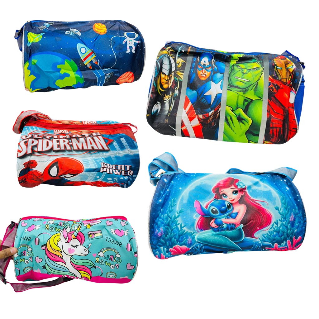 colorful pouches with different designs