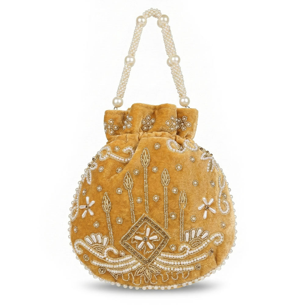 golden handbag jai bramhani potli