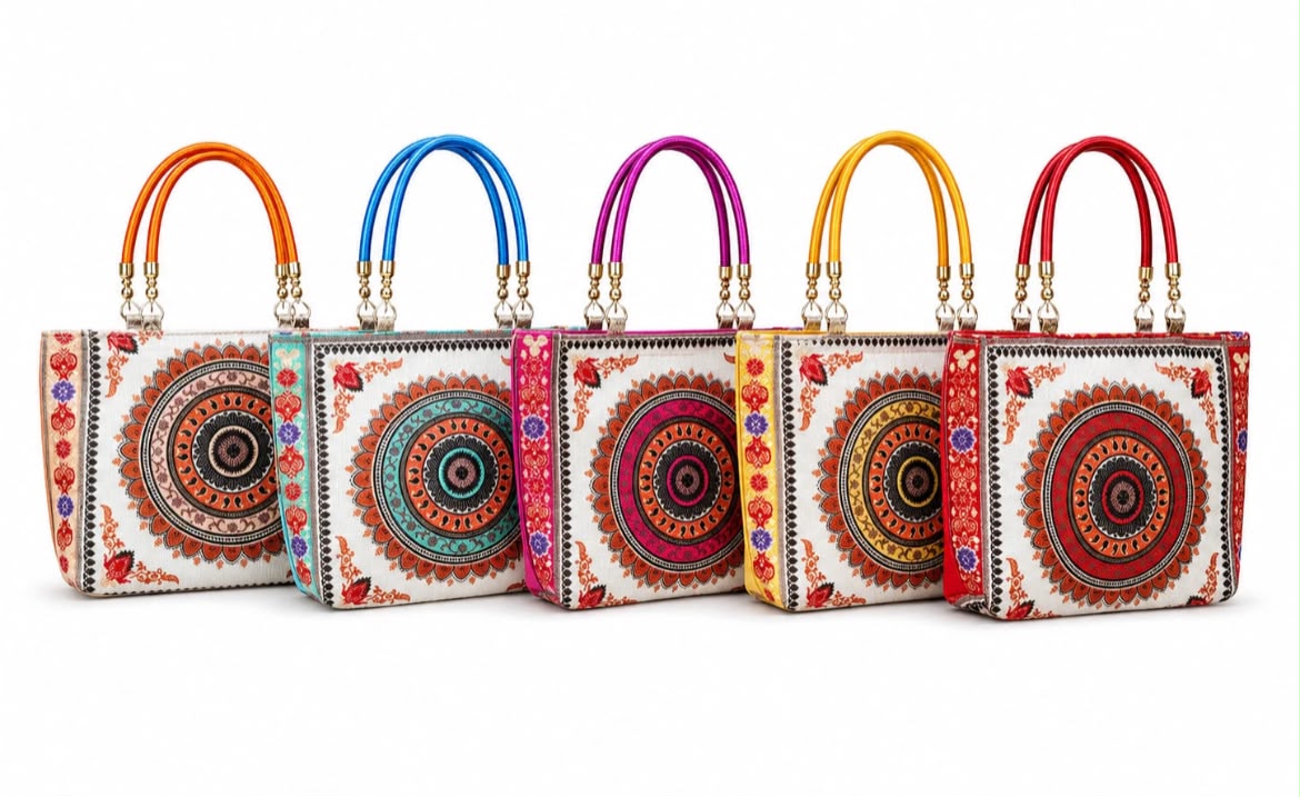 Mandala Print Royal Hand Bag-JB020